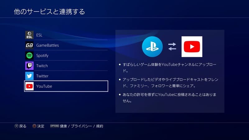 Ps4 Youtubeと連携して動画をアップロードする手順 Moooh